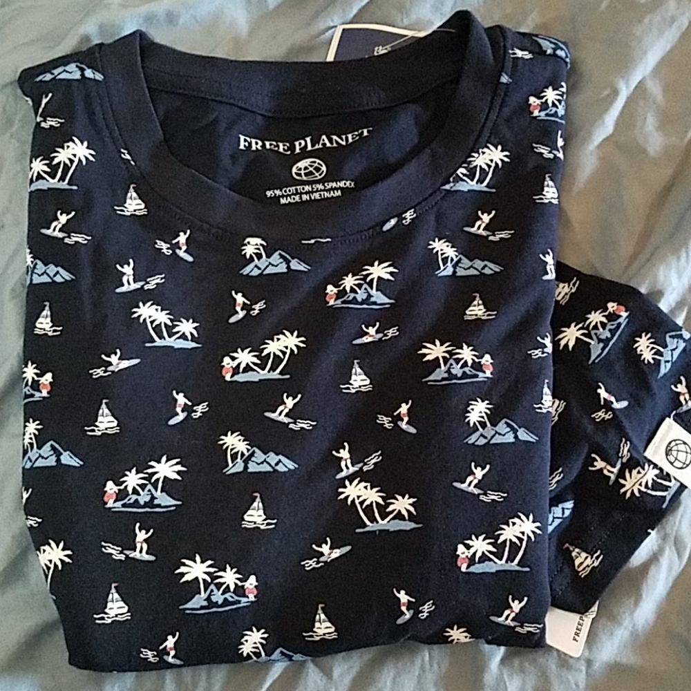 Free Planet Crew Neck T-Shirt